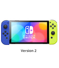 Nintendo Switch - 32 Go Console - bleu & Neon jaune