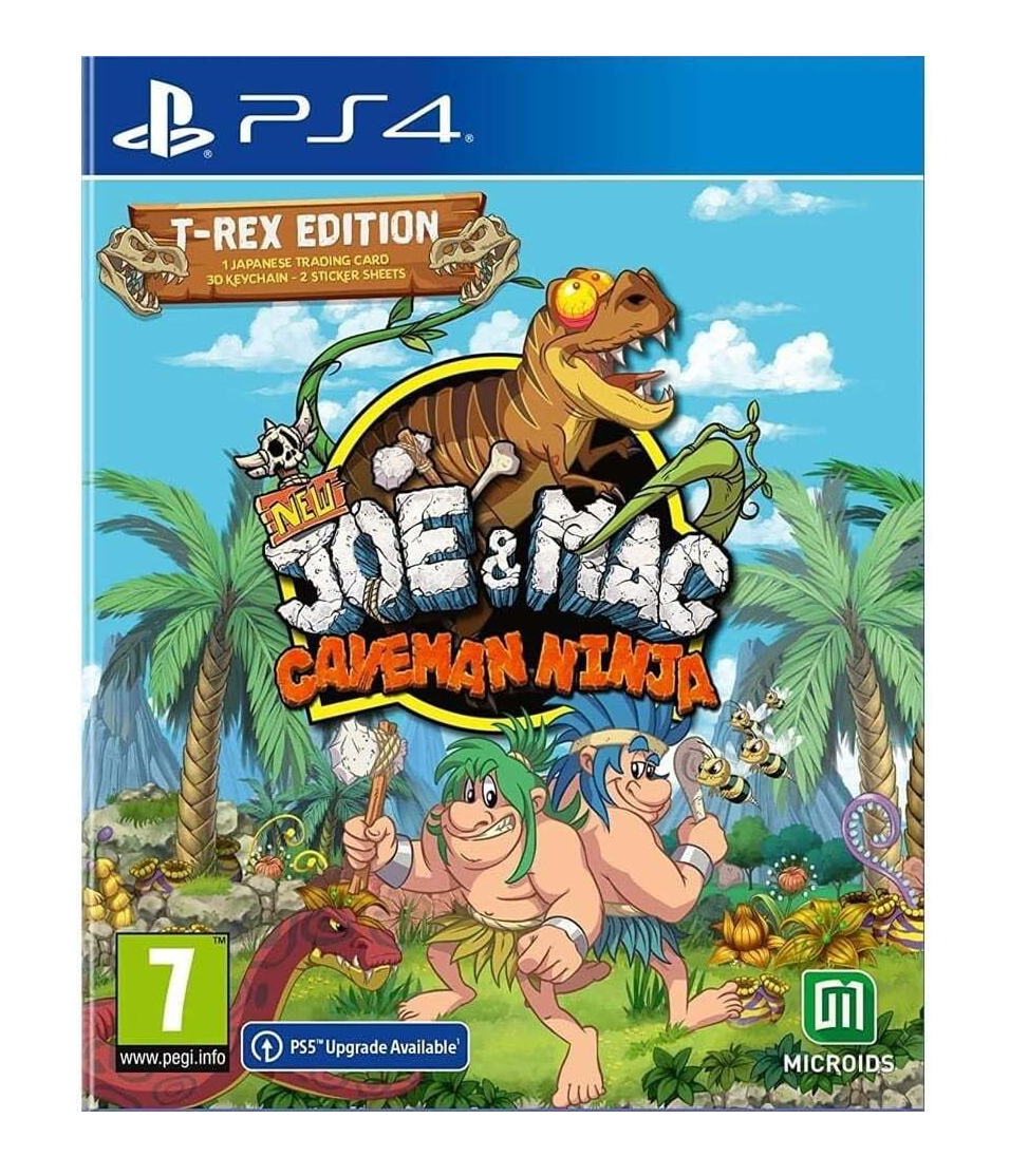 New Joe & Mac - Caveman Ninja T-Rex Edition PS4