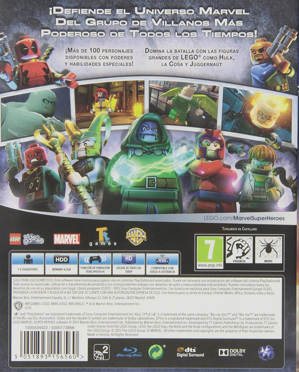 LEGO Marvel Super Heroes PS4