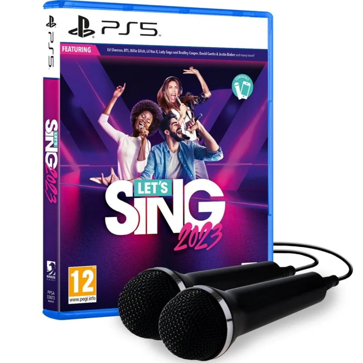 Let's Sing 2023 + 2 Micros PS5