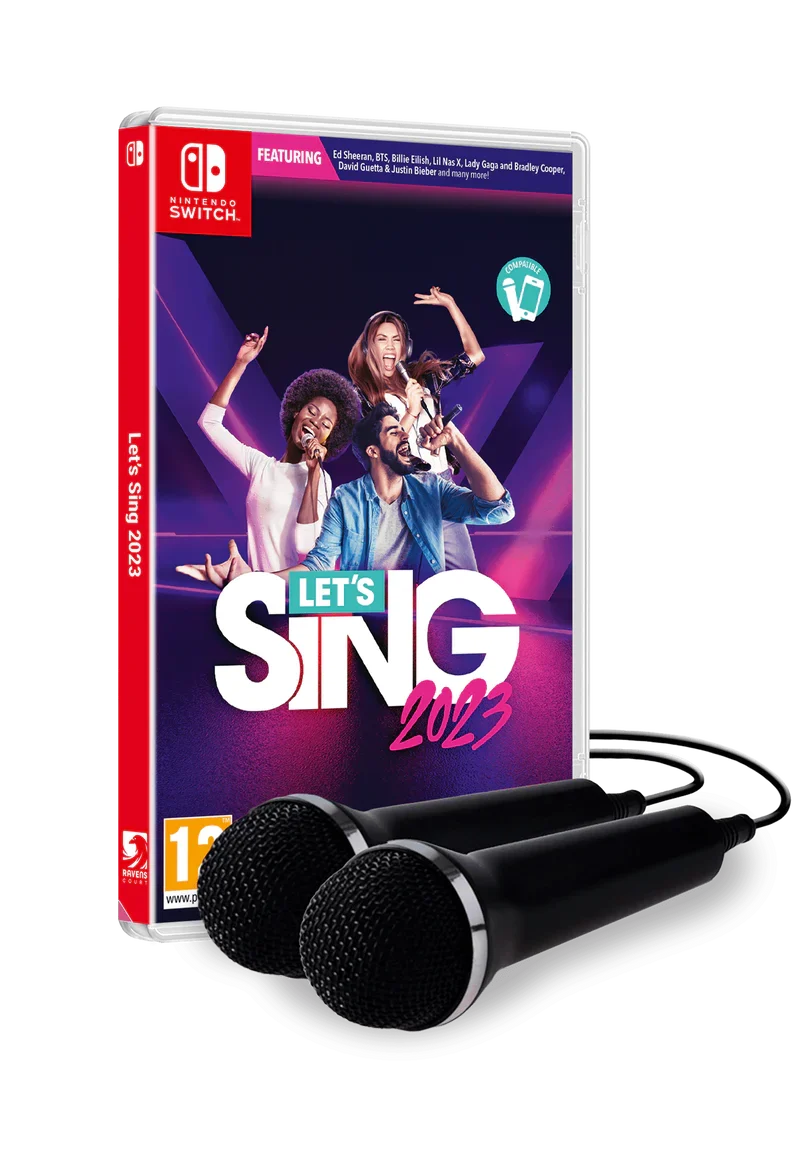 Let's Sing 2023 + 2 Micros Nintendo Switch