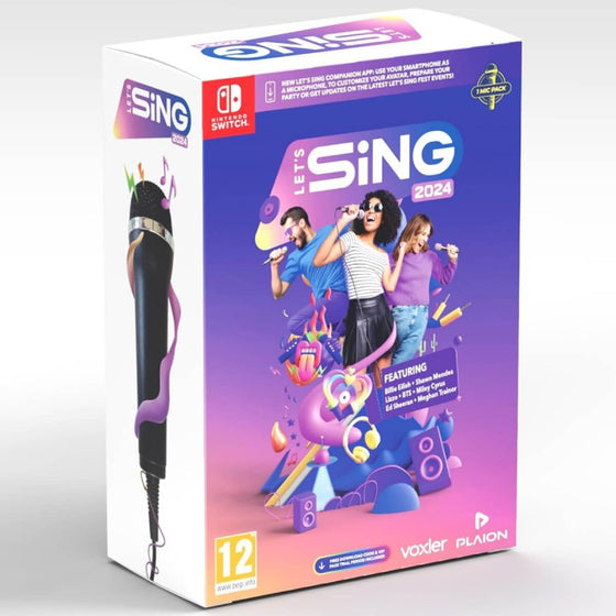 Let's Sing 2024 + 1 Micro Nintendo Switch