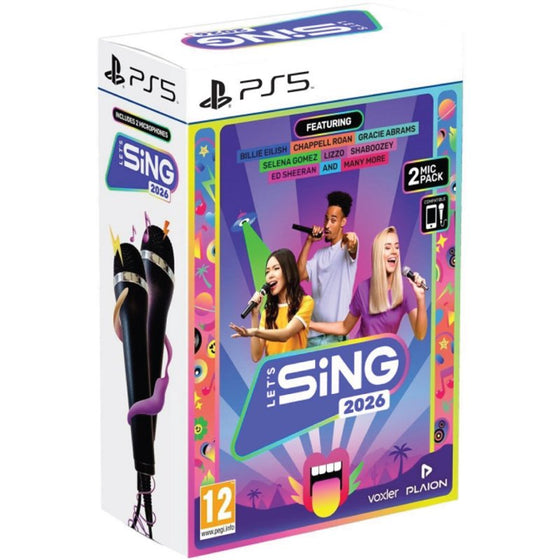 Let's Sing 2026 + 2 Micros PS5