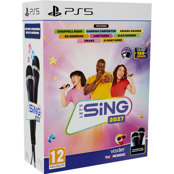 Let's Sing 2027 + 2 Micros PS5