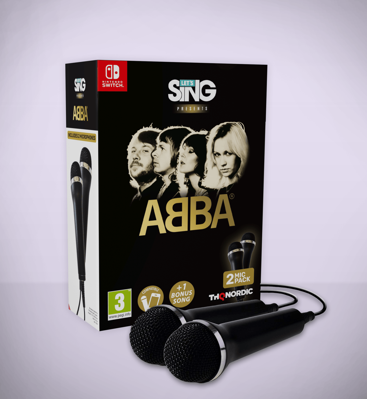 Let's Sing Abba 2027 + 2 Micros Nintendo Switch