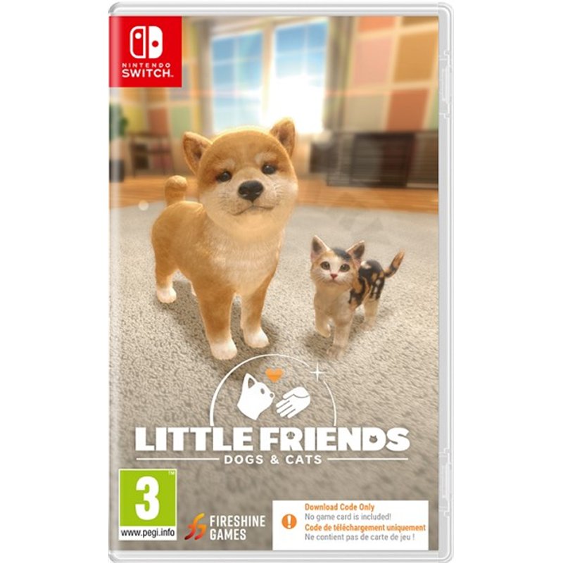 Little Friends: Dogs and Cats Nintendo Switch (code en boîte)