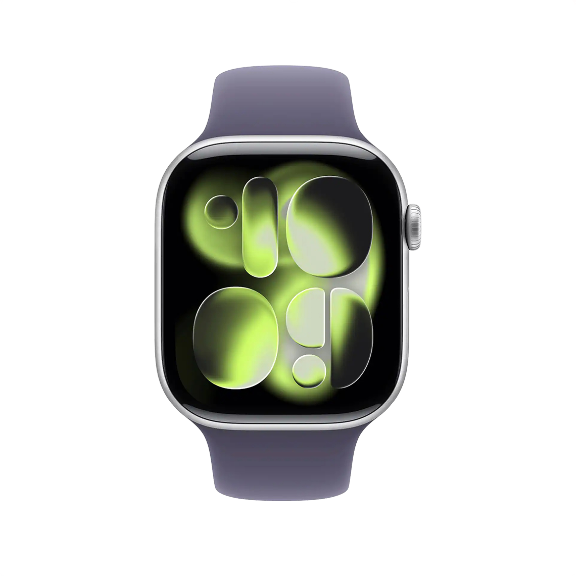 Apple Watch Series 11 46 mm GPS - argent avec S/M brume violette bracelet Sport