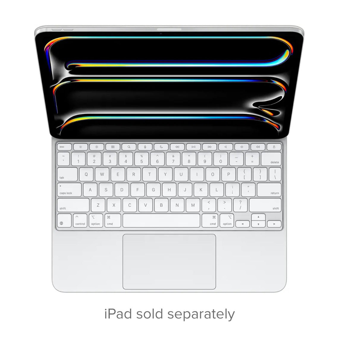 Magic Keyboard pour iPad Pro 13 pouces (M4 & M5) - clavier américain anglais - blanc