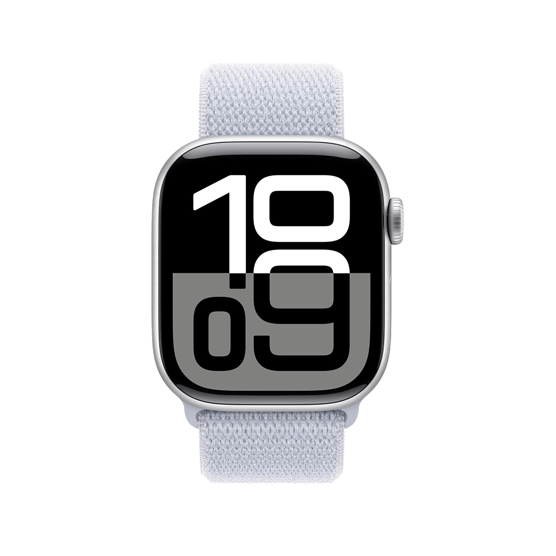 Apple Watch Series 10 46 mm GPS - argent avec nuage bleu Boucle Sport