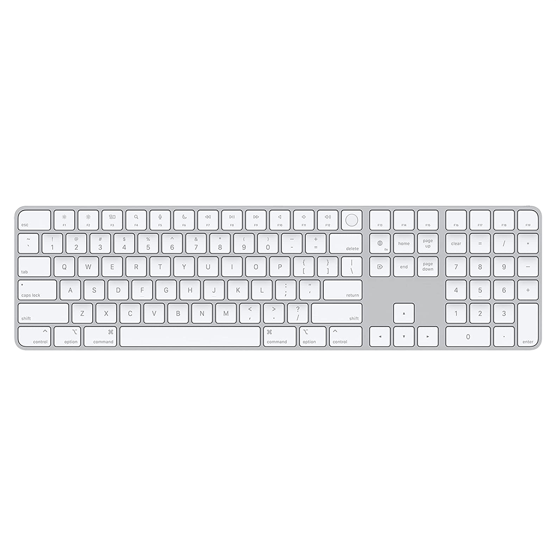 Apple sans fil Magic Keyboard avec Touch ID et pavé numérique - argent
