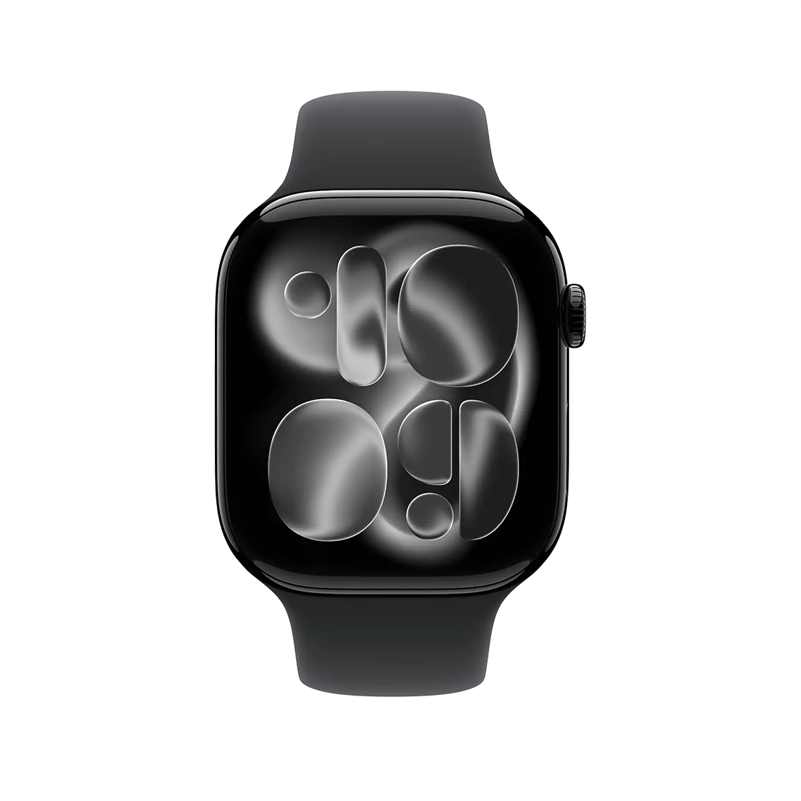 Apple Watch Series 11 46 mm GPS + cellulaire - noir de jais avec S/M noir bracelet Sport