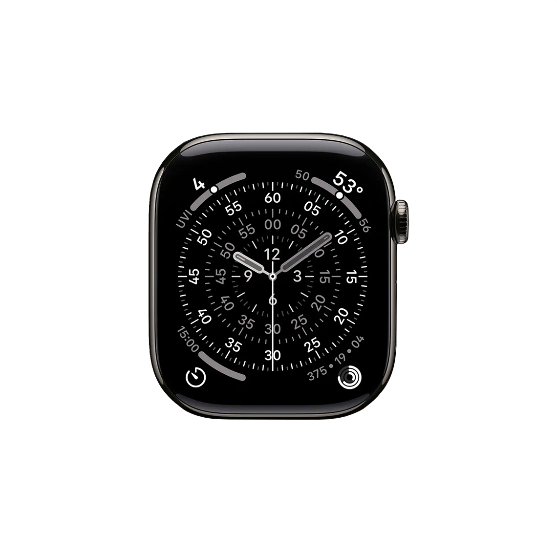 Apple Watch Series 11 46 mm GPS + cellulaire titane ardoise sans bracelet