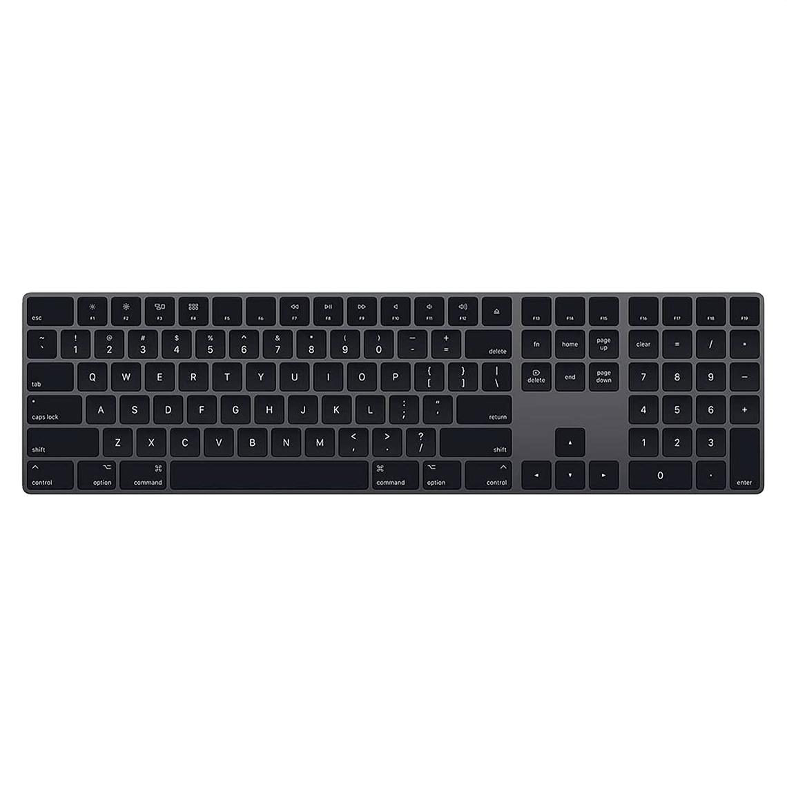 Apple sans fil clavier étendu - gris sidéral