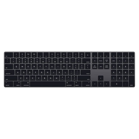 Apple sans fil clavier étendu - gris sidéral