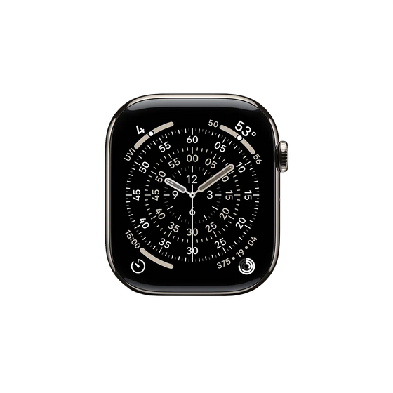 Apple Watch Series 11 42 mm GPS + cellulaire titane naturel sans bracelet