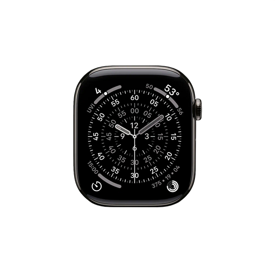 Apple Watch Series 11 42 mm GPS + cellulaire titane ardoise sans bracelet