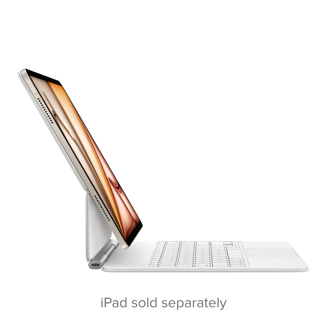 Magic Keyboard pour iPad Air 13 pouces (M3) - clavier américain anglais - blanc