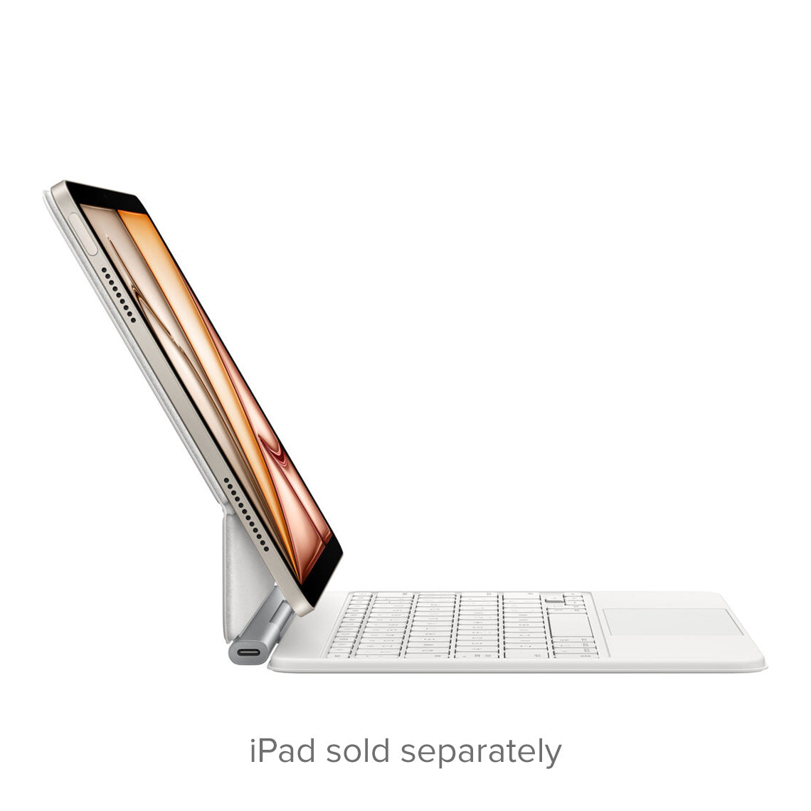 Magic Keyboard pour iPad Air 11 pouces (M3) - clavier américain anglais - blanc