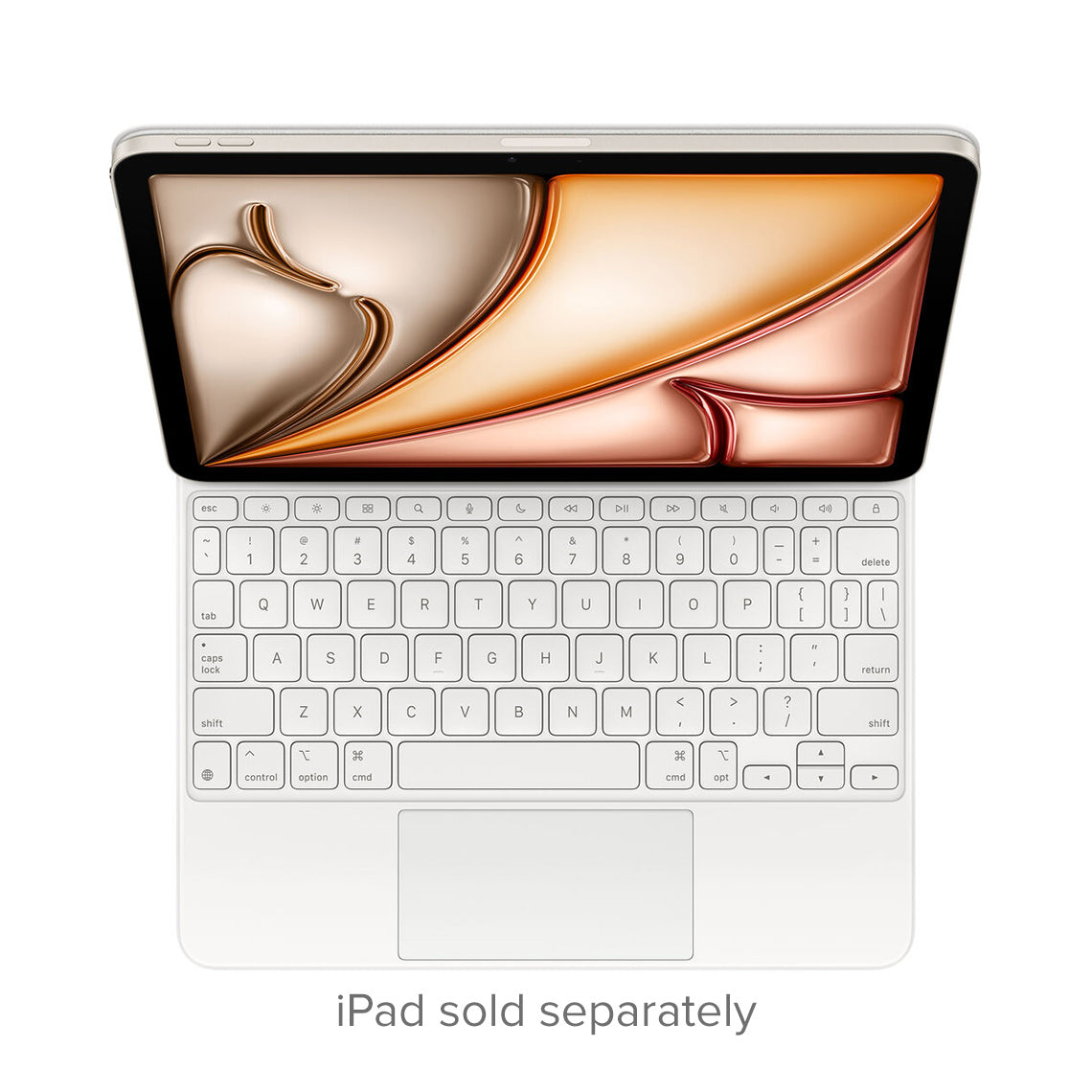Magic Keyboard pour iPad Air 11 pouces (M3) - clavier américain anglais - blanc