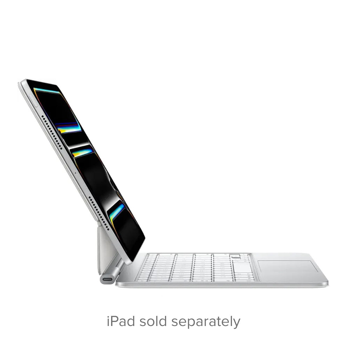 Magic Keyboard pour iPad Pro 11 pouces (M4 & M5) - clavier américain anglais - blanc