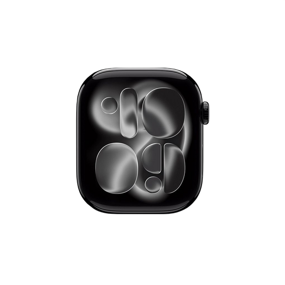 Apple Watch Series 11 42 mm GPS + cellulaire noir de jais sans bracelet
