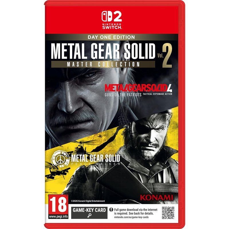 Metal Gear Solid: Master Collection Vol. 2 Day One Edition Nintendo Switch 2