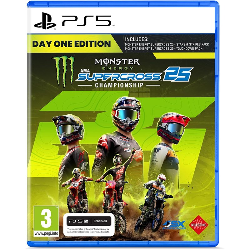 Monster Energy Supercross 25: The Official Videogame - Day One Edition PS5