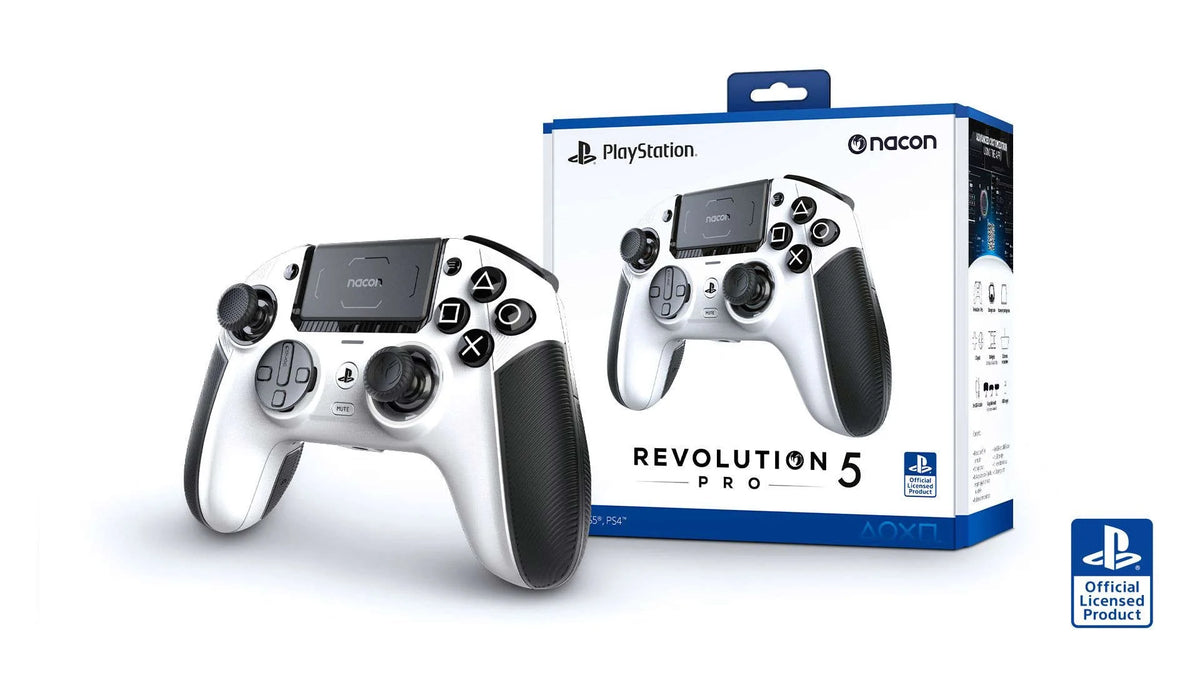 Manette sans fil Nacon Revolution Pro 5 - blanc (PS5/PS4/PC)