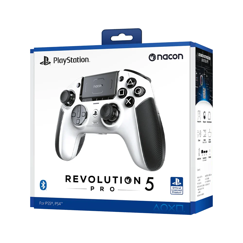 Manette sans fil Nacon Revolution Pro 5 - blanc (PS5/PS4/PC)