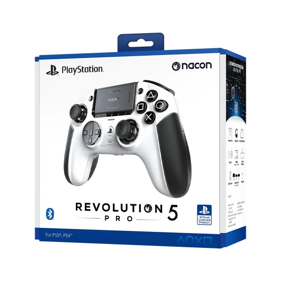 Manette sans fil Nacon Revolution Pro 5 - blanc (PS5/PS4/PC)