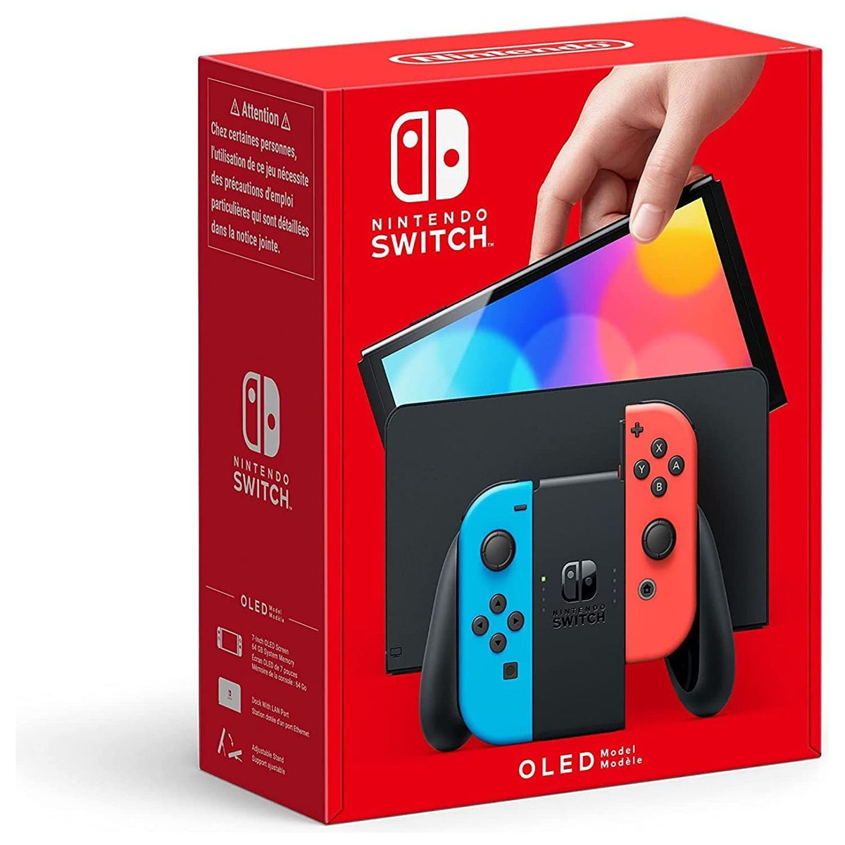 Nintendo Switch OLED Model - Neon rouge/Neon bleu