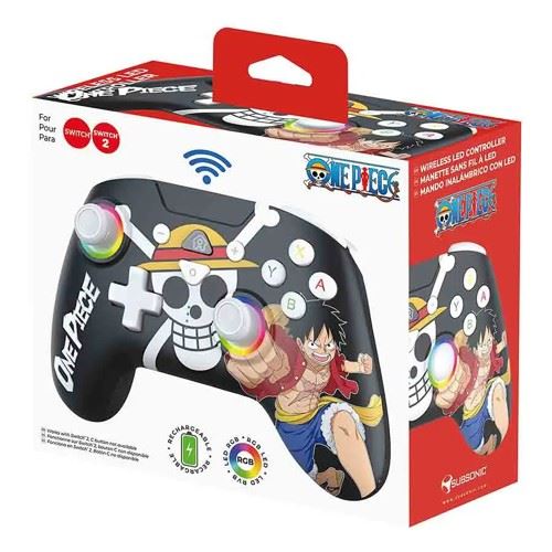 Manette sans fil One Piece Luffy Gear 5 - Fish noir Nintendo Switch 2