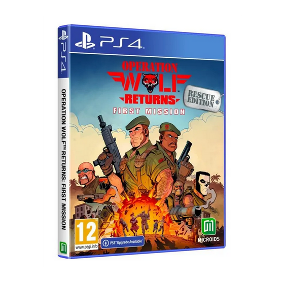 Operation Wolf Returns: First Mission PS4