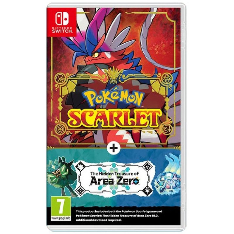 Pokémon Scarlet + DLC The Hidden Treasure of Area Zero Nintendo Switch
