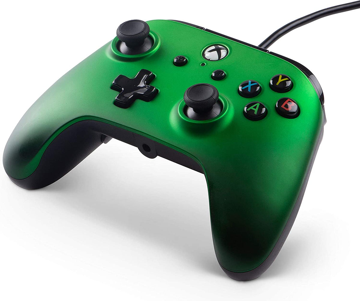 Manette PowerA filaire Emerald Fade (Xbox One/Series X/S/PC)