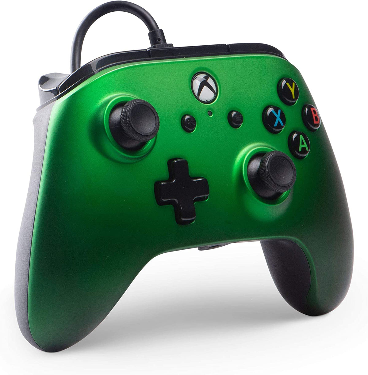 Manette PowerA filaire Emerald Fade (Xbox One/Series X/S/PC)