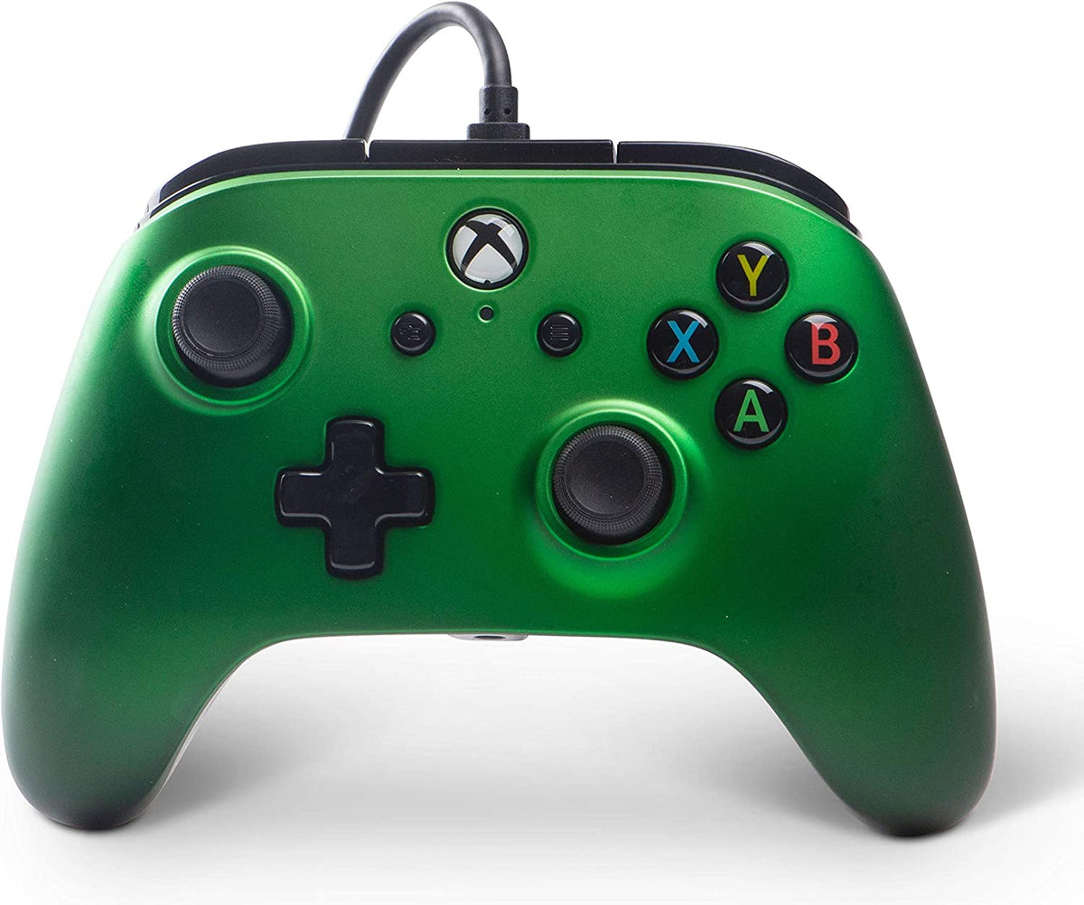Manette PowerA filaire Emerald Fade (Xbox One/Series X/S/PC)