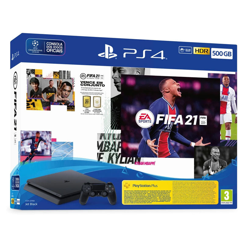 Sony PlayStation 4 Slim 500 Go + FIFA 21 PS4