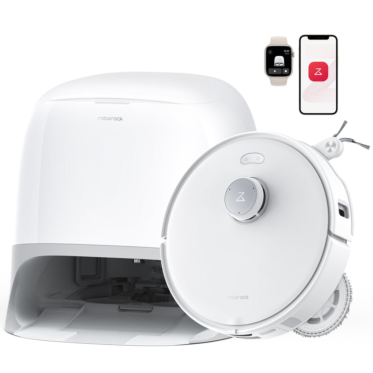 Roborock Qrevo Curv robot aspirateur laveur avec station multifonction 3.0