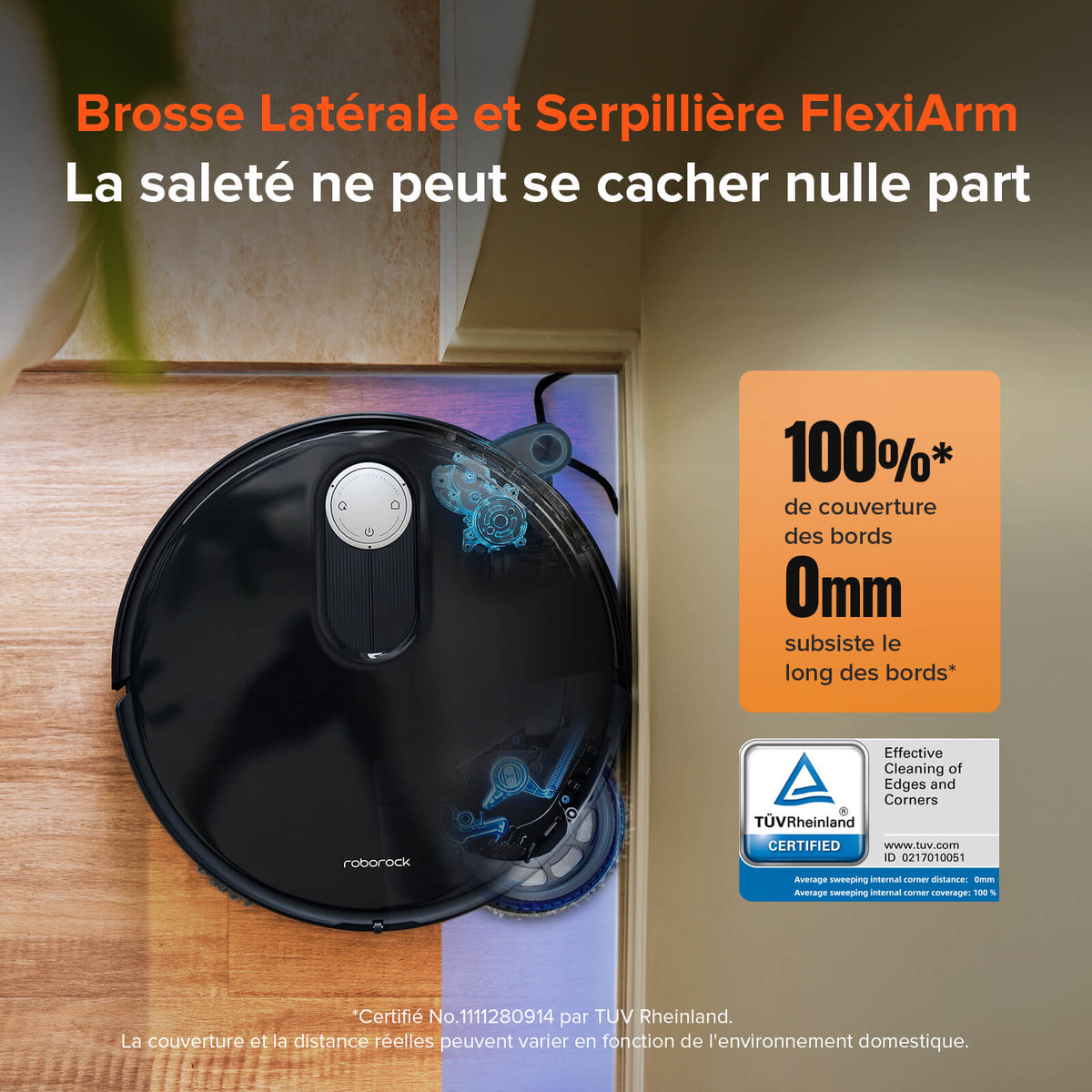 Roborock Qrevo Slim robot aspirateur laveur avec Système autonome StarSight