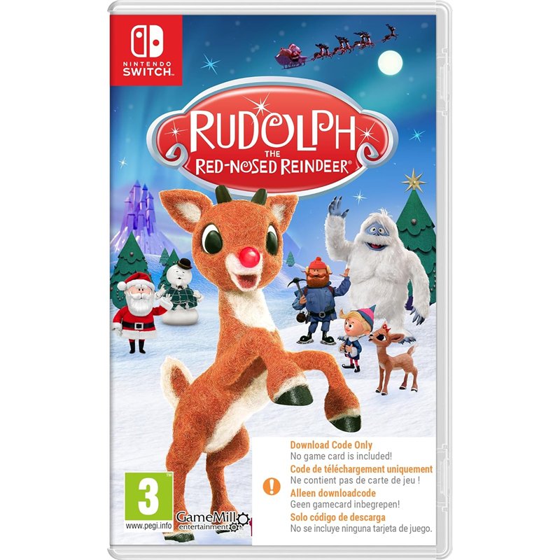 Rudolph The Red-Nosed Reindeer Nintendo Switch (code en boîte)