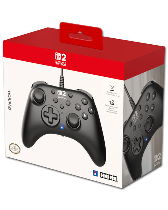 Manette HORIPAD Turbo noir Nintendo Switch 2