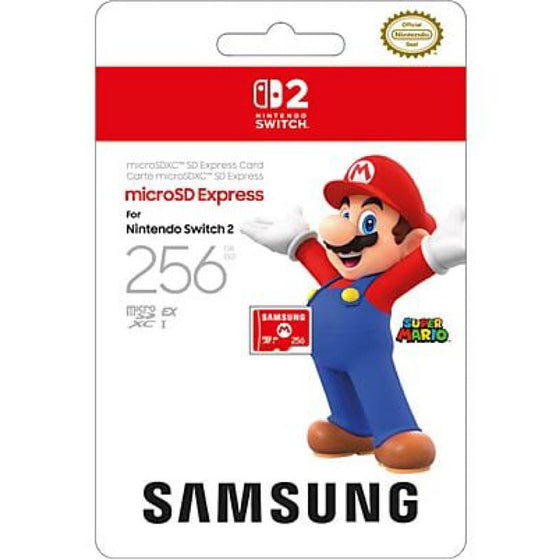Samsung Micro SD Express Card pour Nintendo Switch 2 (256 Go)