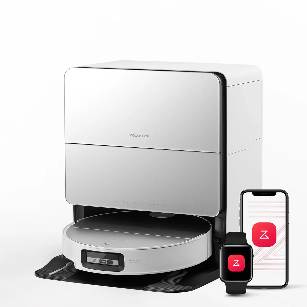 Roborock Saros 10 ( S8 MaxV Ultra amélioré) robot aspirateur laveur avec station d’accueil multifonctionnelle RockDock Ultra
