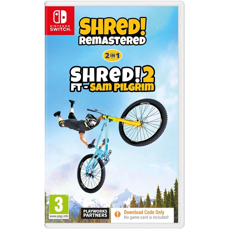 Shred! Remastered & Shred! 2 Ft. Sam Pilgrim Nintendo Switch (code en boîte)