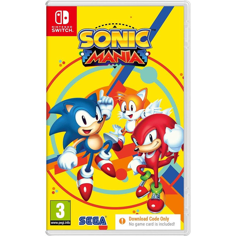 Sonic Mania Nintendo Switch (code en boîte)