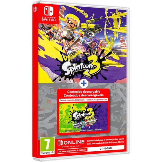 Splatoon 3 Nintendo Switch + Expansion Pass + 3 Meses NSO