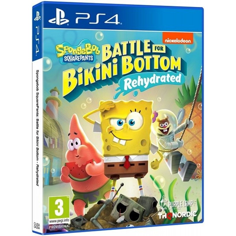 Spongebob SquarePants Battle for Bikini Bottom - Rehydrated PS4