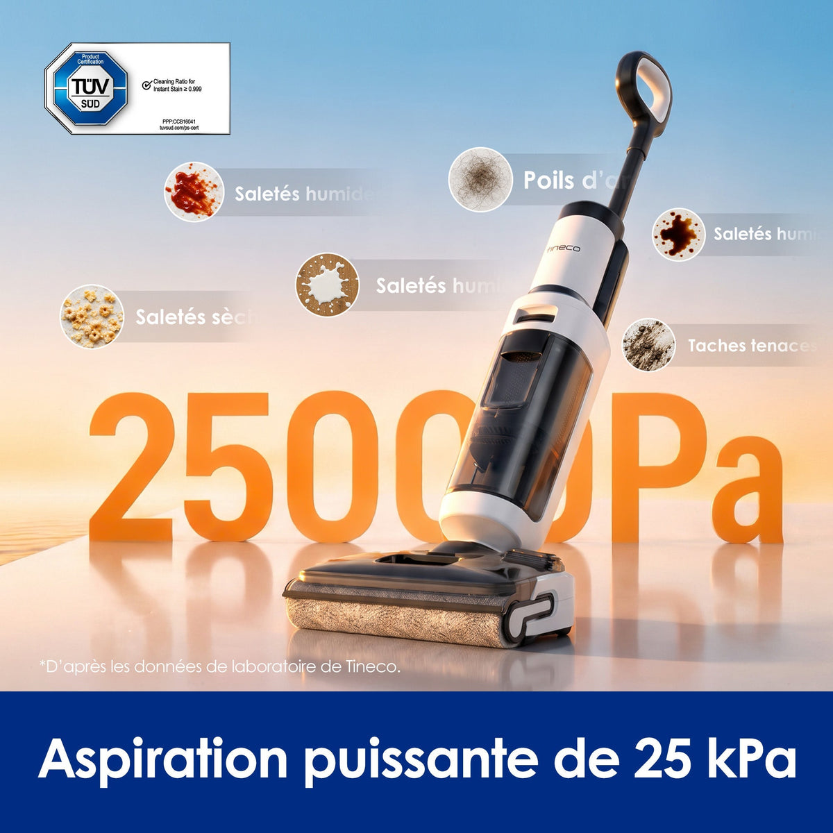 Tineco Floor One i7 Hotwash Aspirateur Laveur