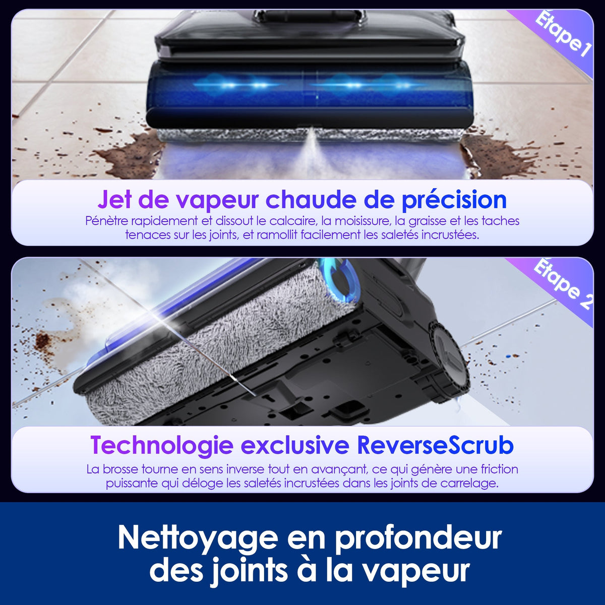 Tineco Floor One S9 Artist Boost Steam Aspirateur Laveur